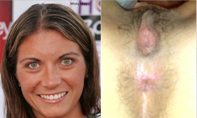 Misty May-Treanor en jupe courte